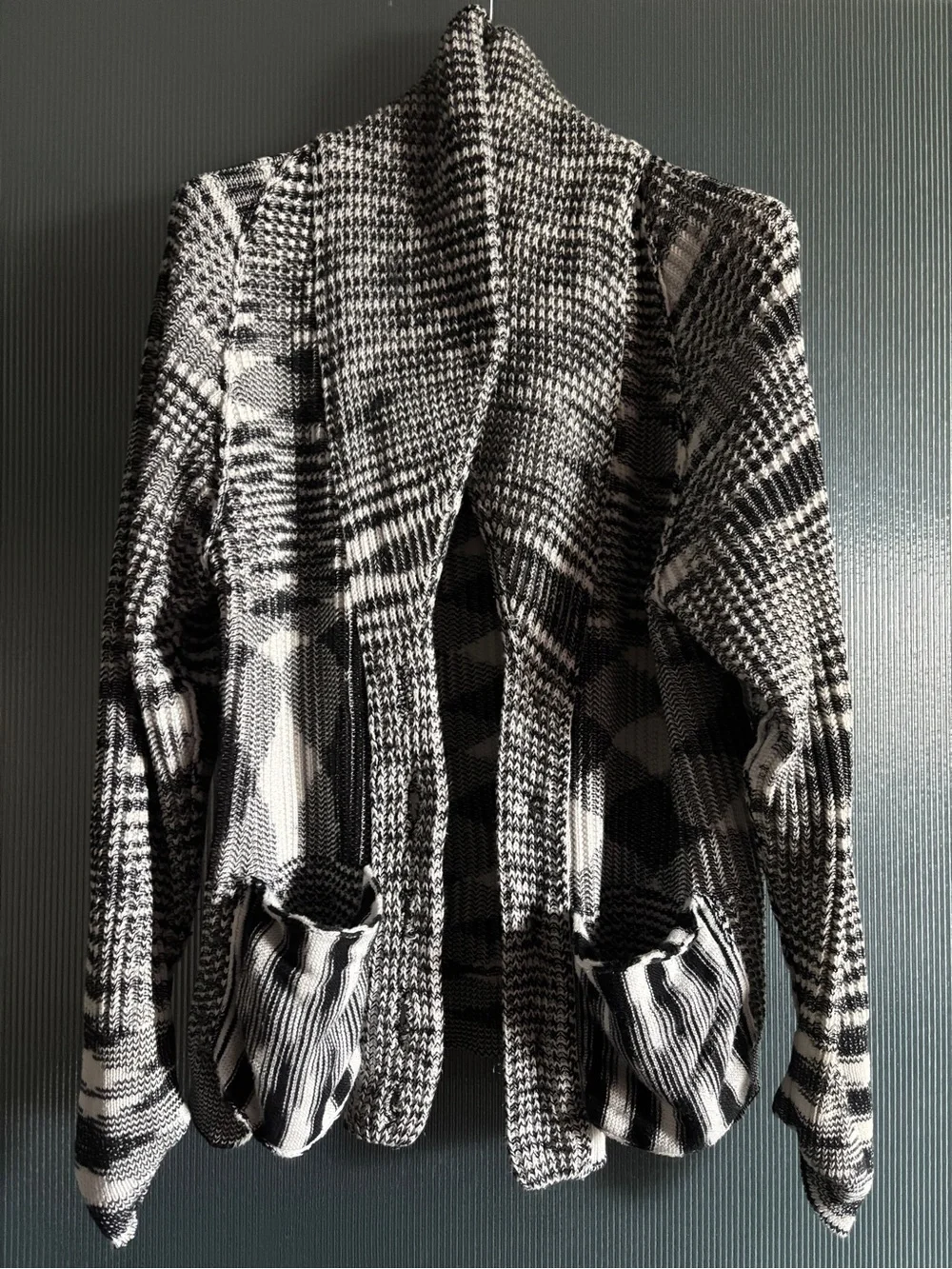 Vintage Missoni Italy Space Dye Cardigan Size L Oversized Sweater